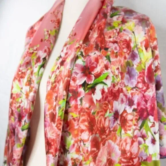 Silk floral print over size‎ scarf
